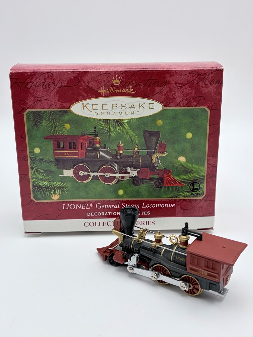 Hallmark Keepsake Lionel General Steam Locomotive Train Ornament Dtd. 2000